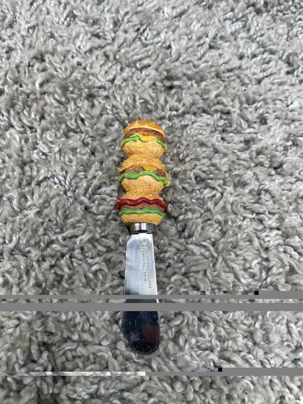 Boston Warehouse Butter Spreader Cheese Food Burger Knife